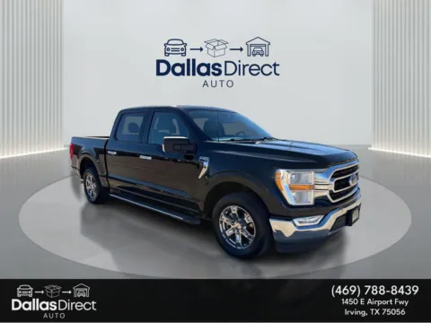 Black 2021 Ford F-150 XLT for sale in Irving, TX
