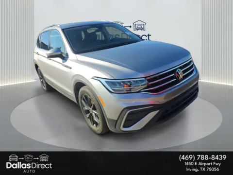 Silver 2024 Volkswagen Tiguan SE for sale in Irving, TX