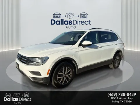 White 2020 Volkswagen Tiguan SE R-Line Black for sale in Irving, TX