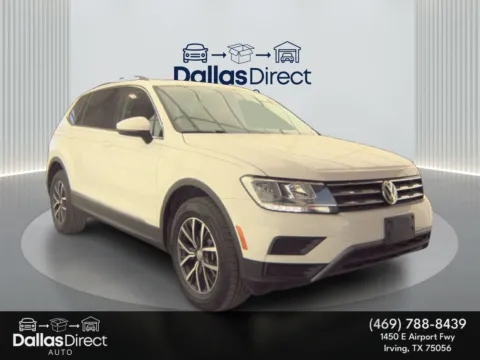 White 2020 Volkswagen Tiguan SE R-Line Black for sale in Irving, TX