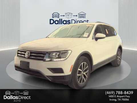 White 2020 Volkswagen Tiguan SE R-Line Black for sale in Irving, TX