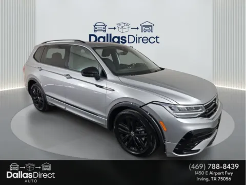 Silver 2022 Volkswagen Tiguan SE R-Line Black for sale in Irving, TX