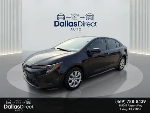 Black 2023 Toyota Corolla LE for sale in Irving, TX