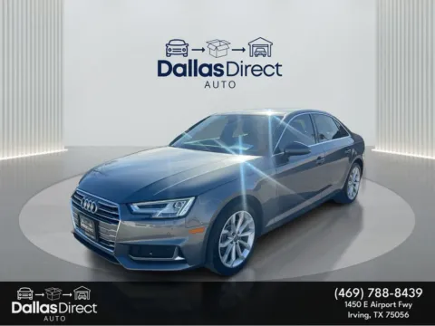 Gray 2019 Audi A4 Premium Plus for sale in Irving, TX