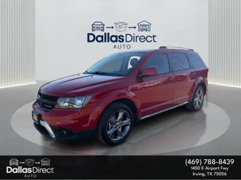 Red 2016 Dodge Journey Crossroad Plus for sale in Irving, TX