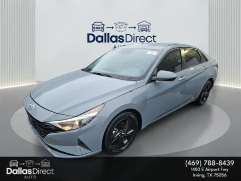 Gray 2021 Hyundai Elantra SEL for sale in Irving, TX