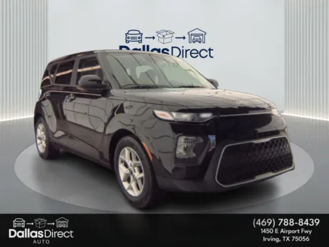 Black 2022 Kia Soul S for sale in Irving, TX