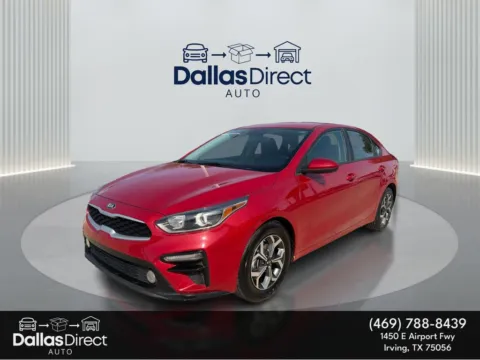 Red 2021 Kia Forte LXS for sale in Irving, TX