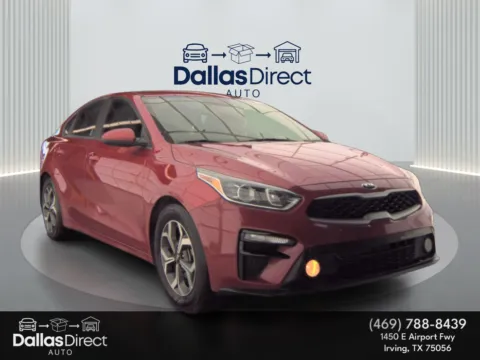 Red 2021 Kia Forte LXS for sale in Irving, TX