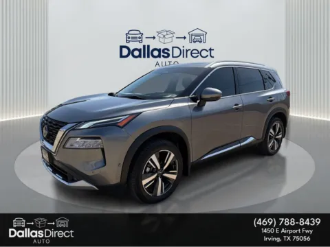 Gray 2022 Nissan Rogue Platinum for sale in Irving, TX