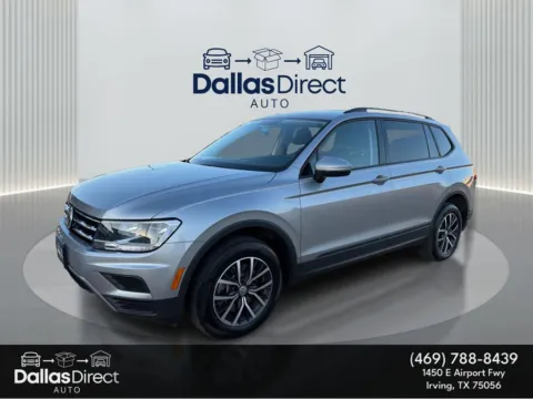Silver 2021 Volkswagen Tiguan S for sale in Irving, TX