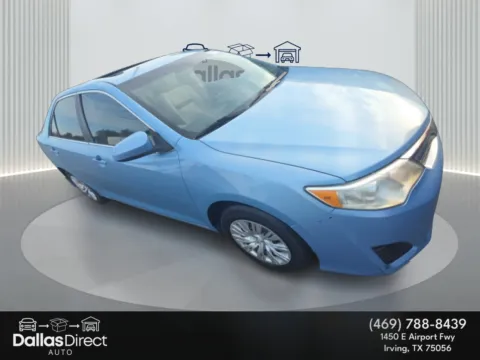 Blue 2013 Toyota Camry L for sale in Irving, TX