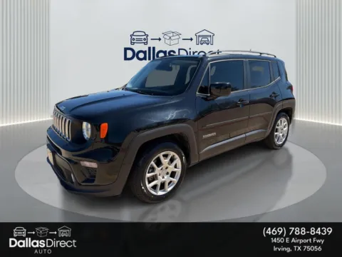 Black 2019 Jeep Renegade Latitude for sale in Irving, TX