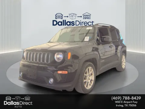 Black 2019 Jeep Renegade Latitude for sale in Irving, TX