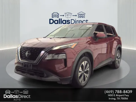 Red 2023 Nissan Rogue SV for sale in Irving, TX