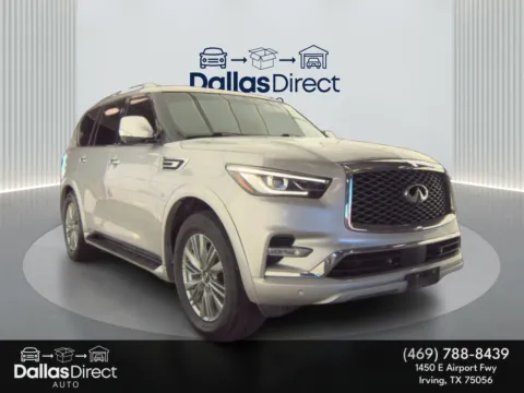 Photos of 2020 INFINITI QX80 LUXE for sale in Irving, TX at Dallas Direct Auto