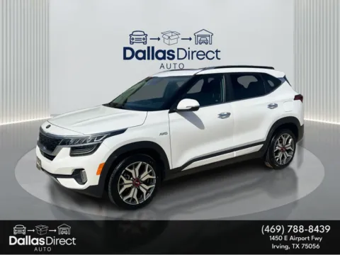 White 2021 Kia Seltos SX for sale in Irving, TX