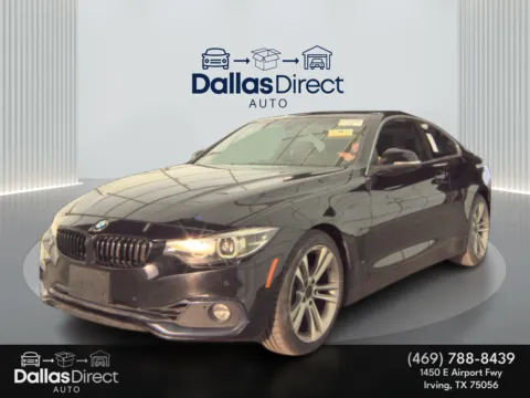 Black 2019 BMW 4 series 430i for sale in Irving, TX