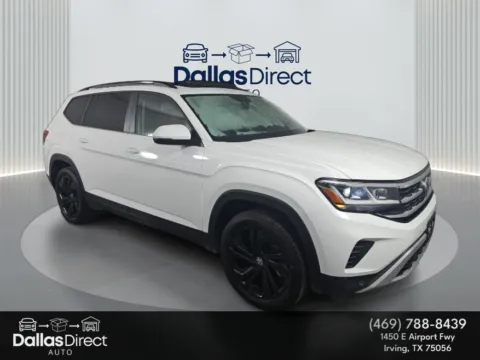 Photos of 2022 Volkswagen Atlas 3.6L V6 SE w/Technology for sale in Irving, TX at Dallas Direct Auto