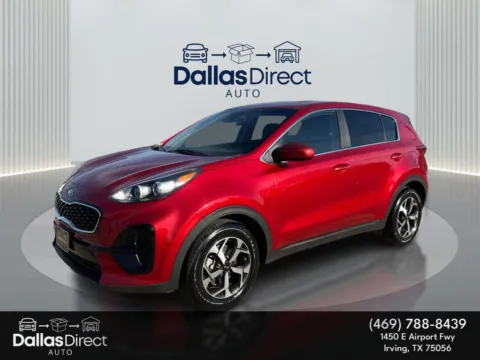 Red 2021 Kia Sportage LX for sale in Irving, TX