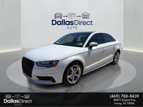 White 2015 Audi A3 1.8T Premium for sale in Irving, TX