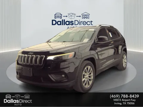 Black 2019 Jeep Cherokee Latitude Plus for sale in Irving, TX
