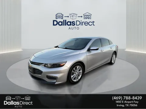 Silver 2016 Chevrolet Malibu LT for sale in Irving, TX