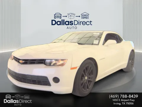 White 2015 Chevrolet Camaro LS for sale in Irving, TX