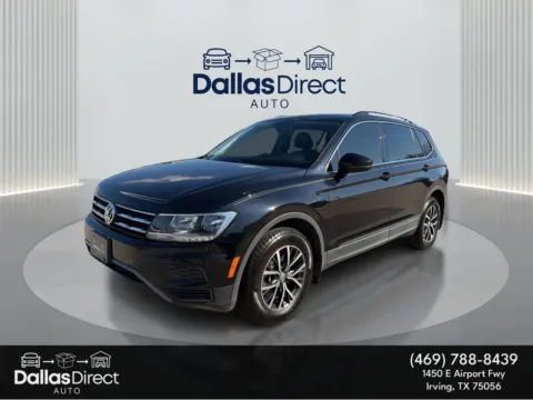 Black 2019 Volkswagen Tiguan SE for sale in Irving, TX