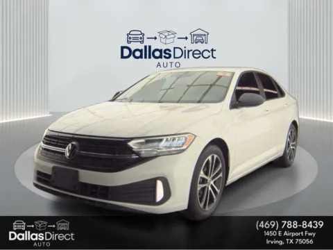 White 2023 Volkswagen Jetta Sport for sale in Irving, TX