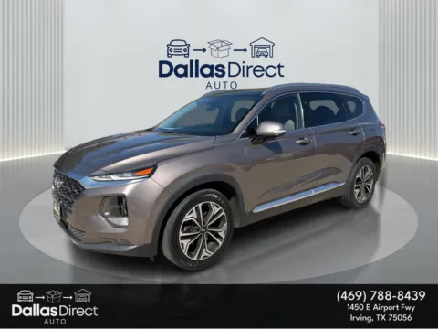 Brown 2019 Hyundai Santa Fe Ultimate for sale in Irving, TX