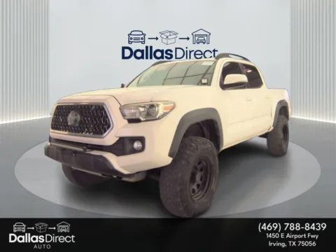 White 2019 Toyota Tacoma TRD Off Road for sale in Irving, TX
