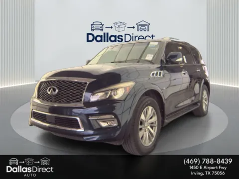 Blue 2016 INFINITI QX80 for sale in Irving, TX