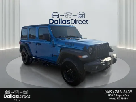 Photos of 2021 Jeep Wrangler Unlimited Willys for sale in Irving, TX at Dallas Direct Auto