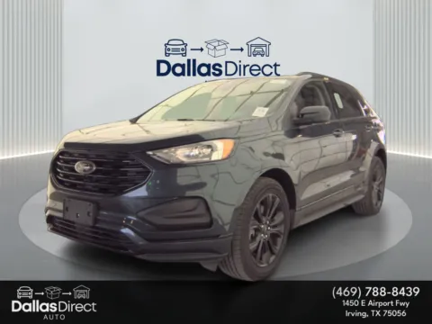 Blue 2022 Ford Edge SE for sale in Irving, TX