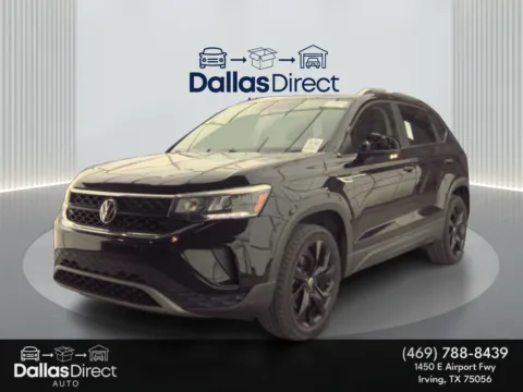 Black 2022 Volkswagen Taos SE for sale in Irving, TX