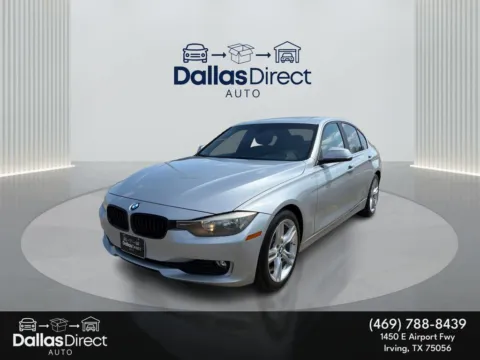 Silver 2015 BMW 3 series 320i for sale in Irving, TX