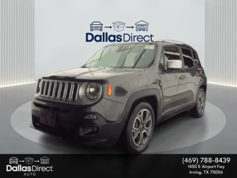 Gray 2017 Jeep Renegade Limited for sale in Irving, TX