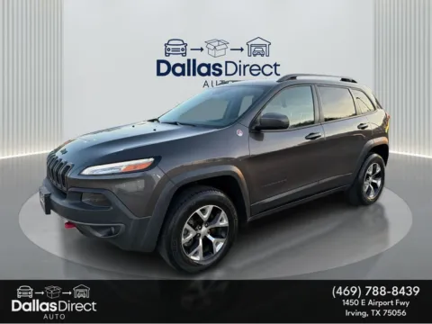 Gray 2018 Jeep Cherokee Trailhawk for sale in Irving, TX