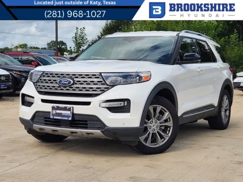White 2022 Ford Explorer Limited for sale in Irving, TX