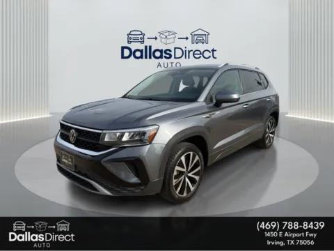 Blue 2024 Volkswagen Taos SE for sale in Irving, TX