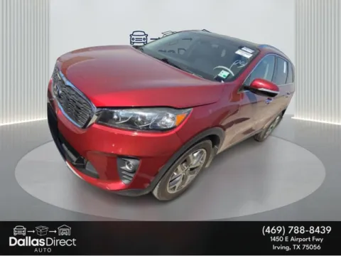 Red 2019 Kia Sorento EX Sport V6 for sale in Irving, TX