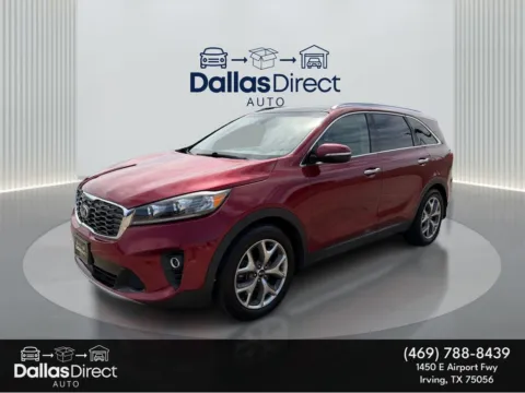 Red 2019 Kia Sorento EX Sport V6 for sale in Irving, TX