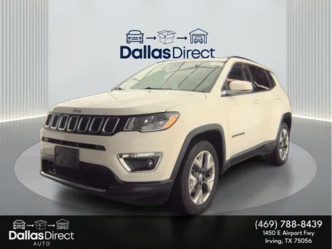 White 2021 Jeep Compass Limited for sale in Irving, TX