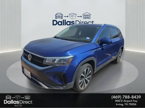 Blue 2023 Volkswagen Taos SE for sale in Irving, TX