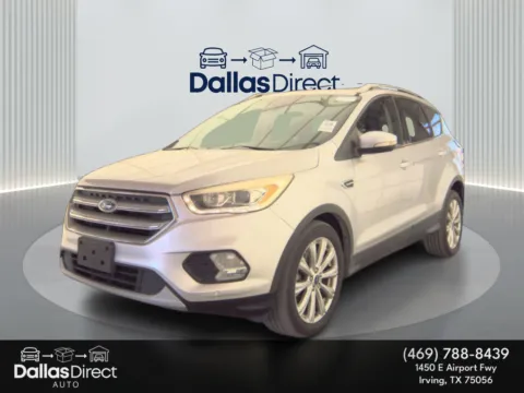 Silver 2017 Ford Escape Titanium for sale in Irving, TX