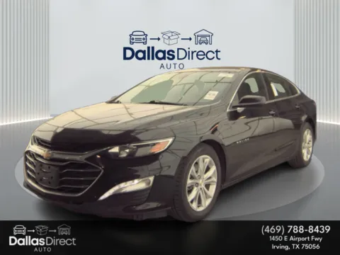 Black 2020 Chevrolet Malibu LT for sale in Irving, TX