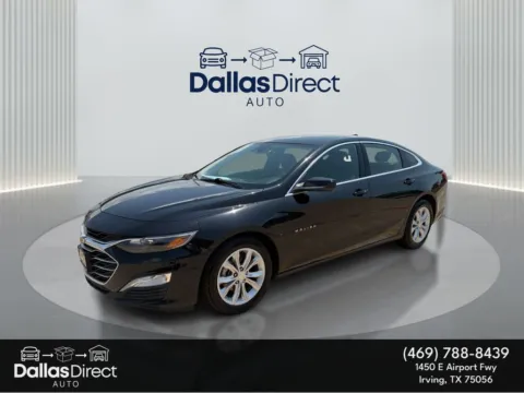 Black 2020 Chevrolet Malibu LT for sale in Irving, TX