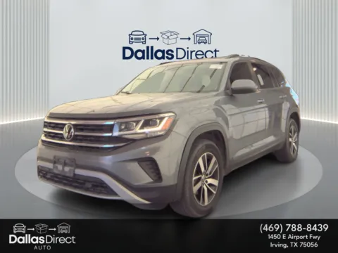 Gray 2021 Volkswagen Atlas 2.0T SE for sale in Irving, TX