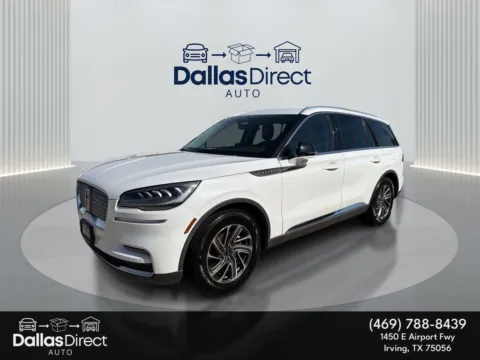 White 2021 Lincoln Aviator Standard for sale in Irving, TX